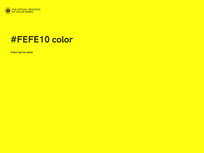 #FEFE10 color image