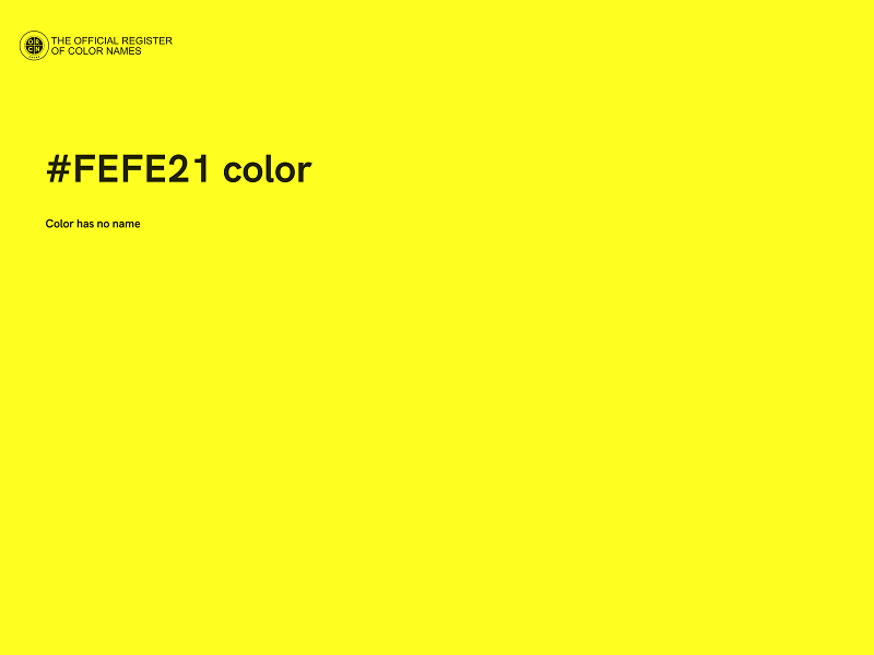 #FEFE21 color image