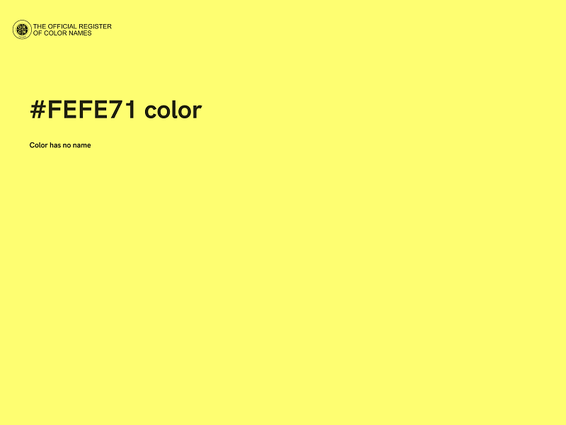 #FEFE71 color image