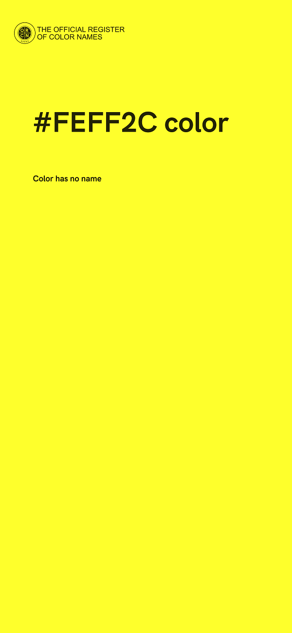 #FEFF2C color image