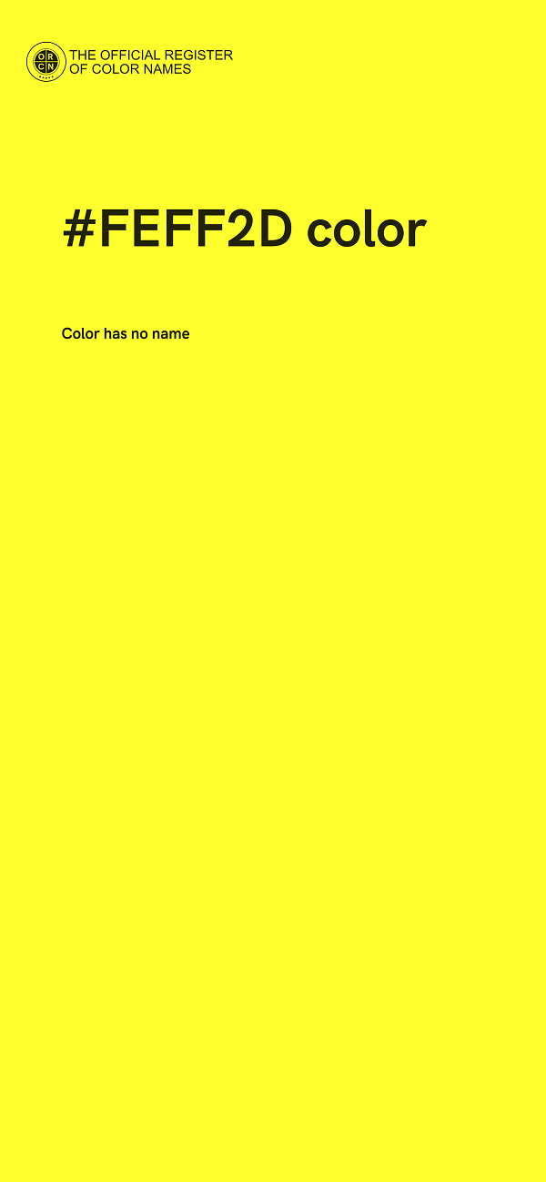 #FEFF2D color image