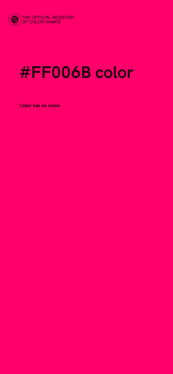 #FF006B color image