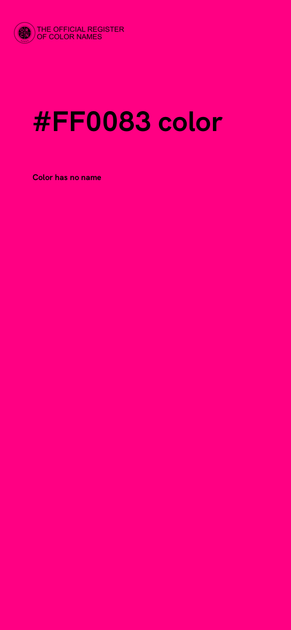 #FF0083 color image