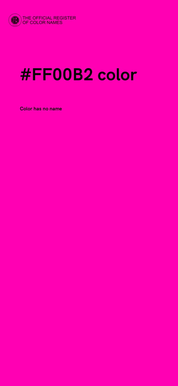 #FF00B2 color image