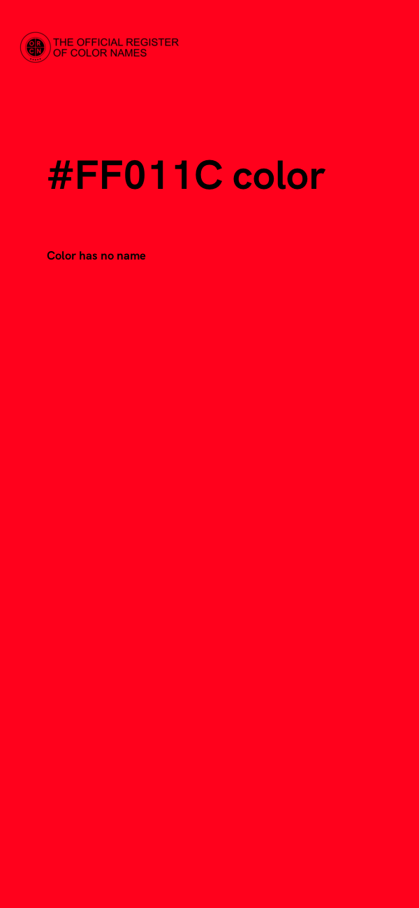 #FF011C color image