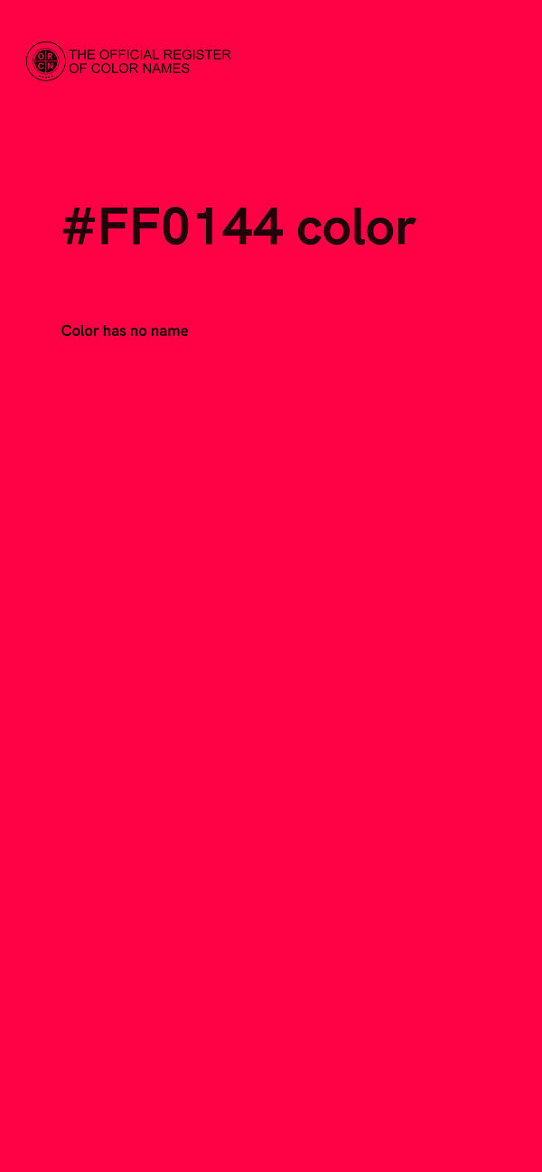 #FF0144 color image