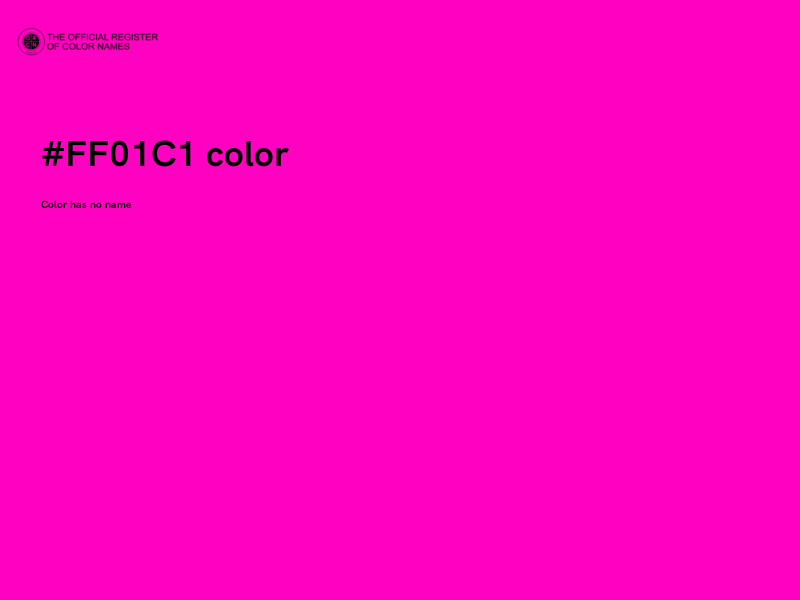 #FF01C1 color image