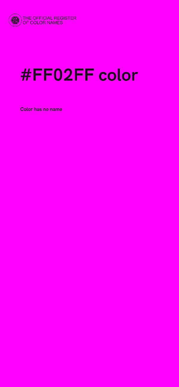 #FF02FF color image