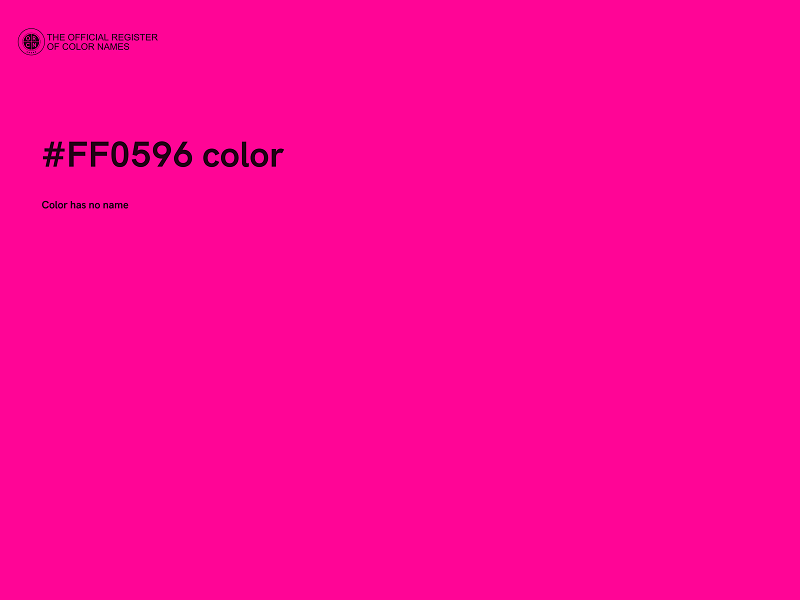 #FF0596 color image