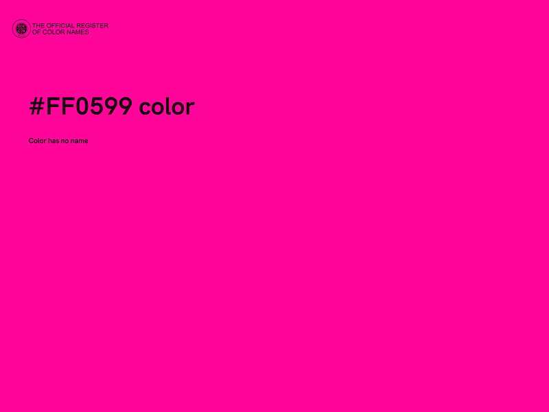 #FF0599 color image
