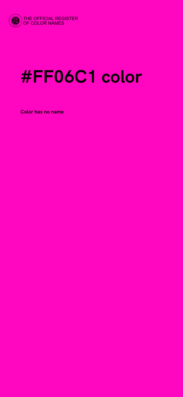#FF06C1 color image
