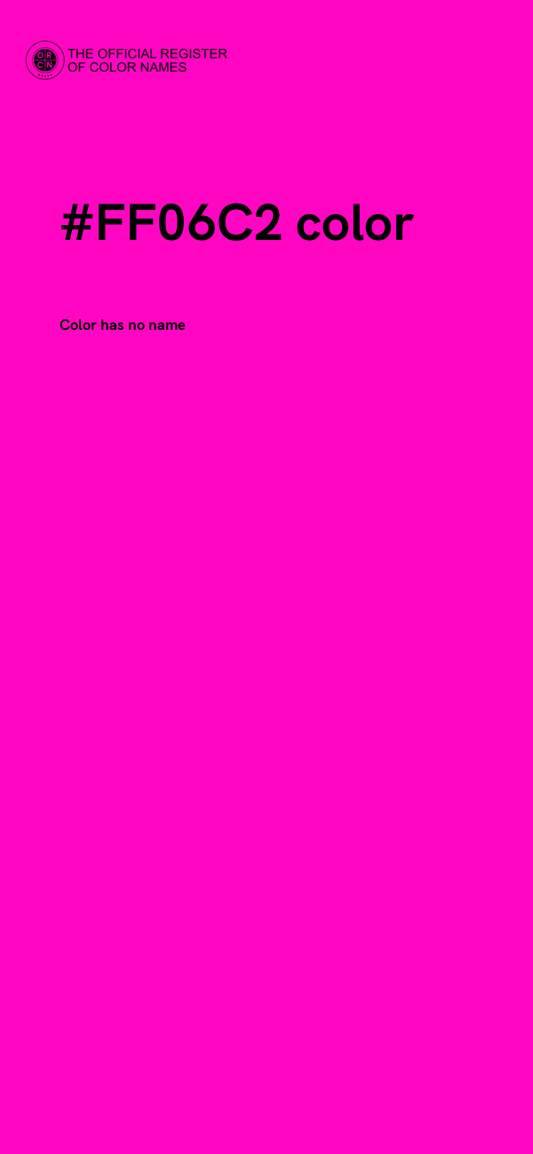 #FF06C2 color image