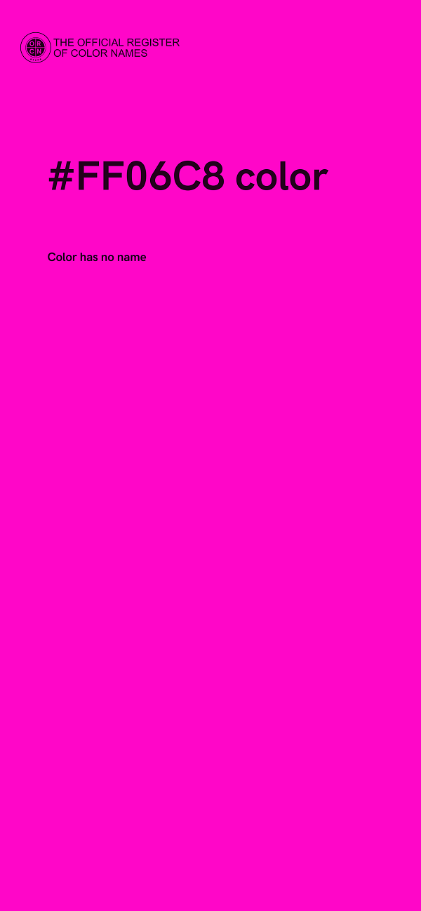 #FF06C8 color image