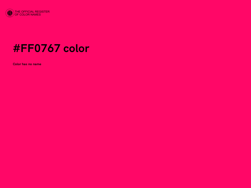 #FF0767 color image