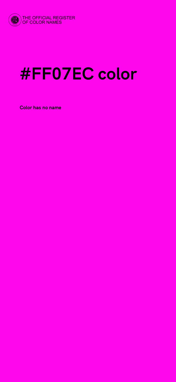 #FF07EC color image