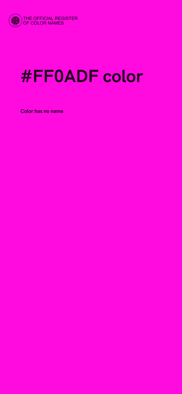 #FF0ADF color image