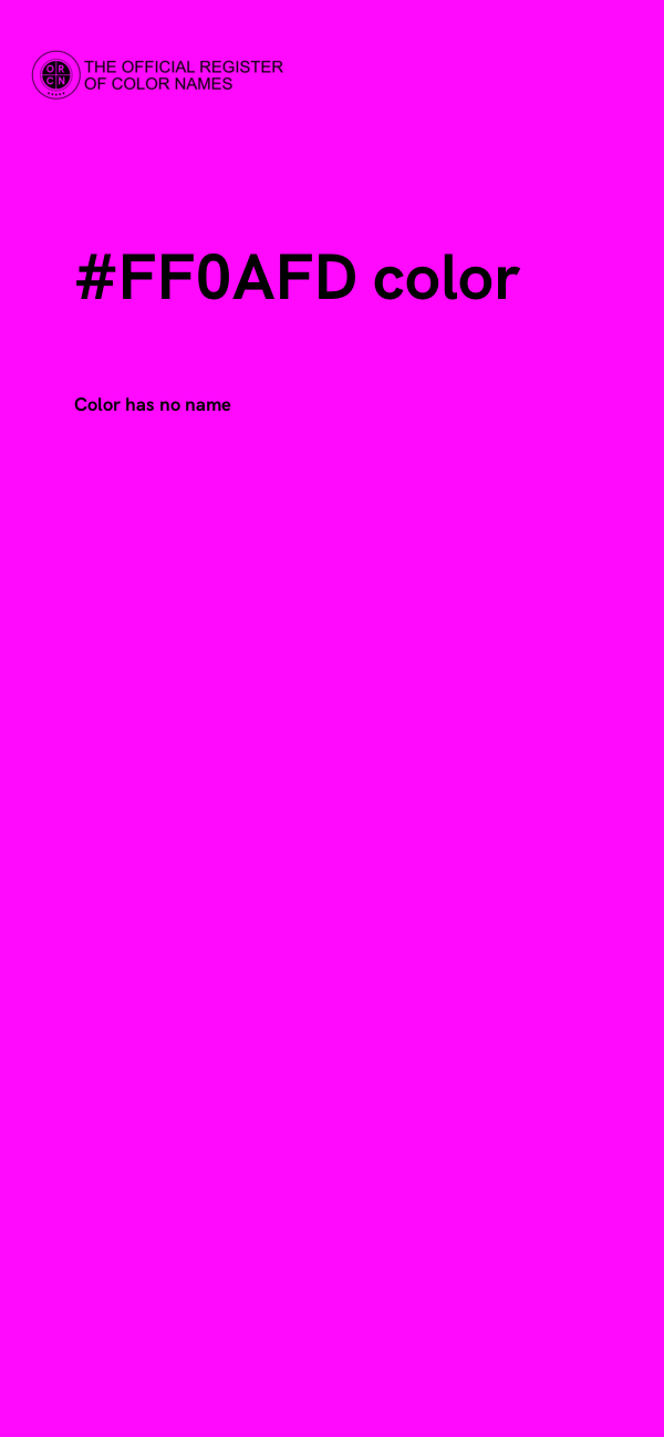 #FF0AFD color image