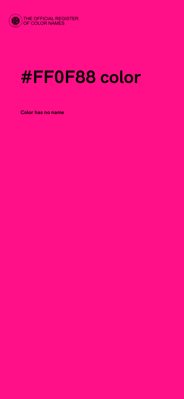 #FF0F88 color image