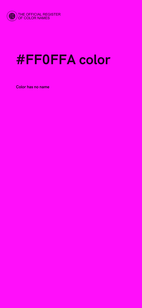 #FF0FFA color image