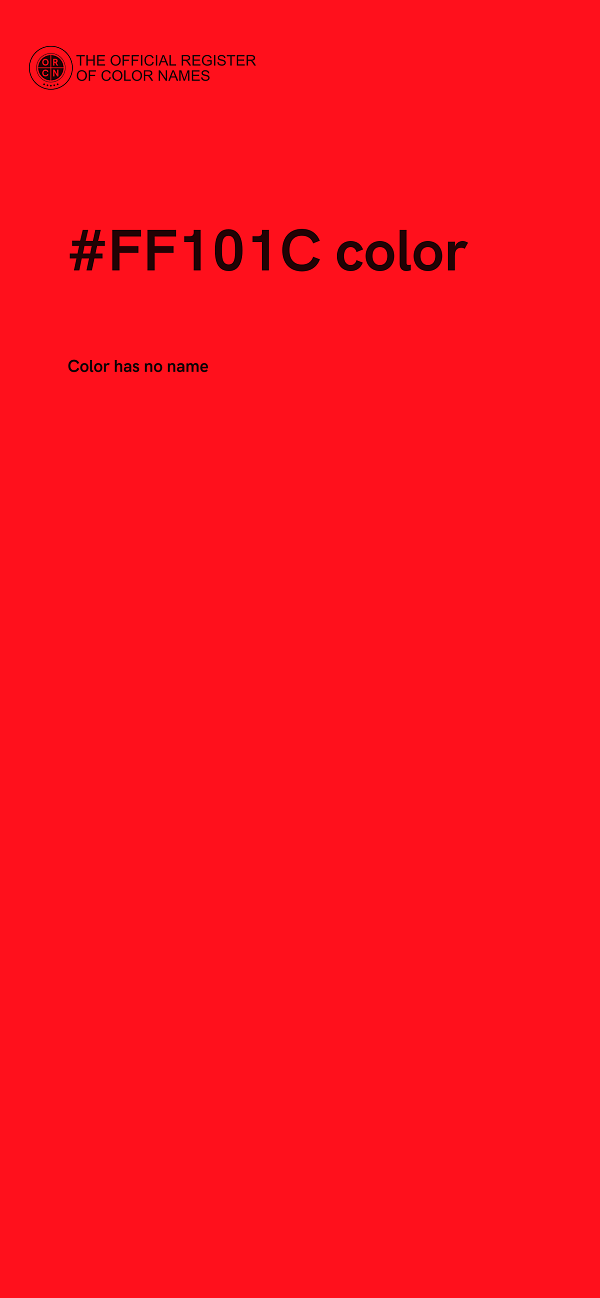 #FF101C color image