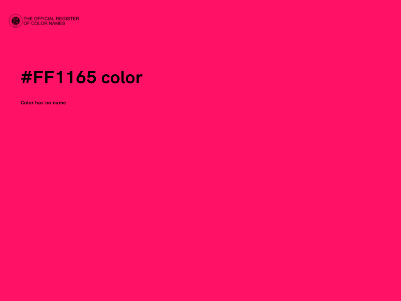 #FF1165 color image