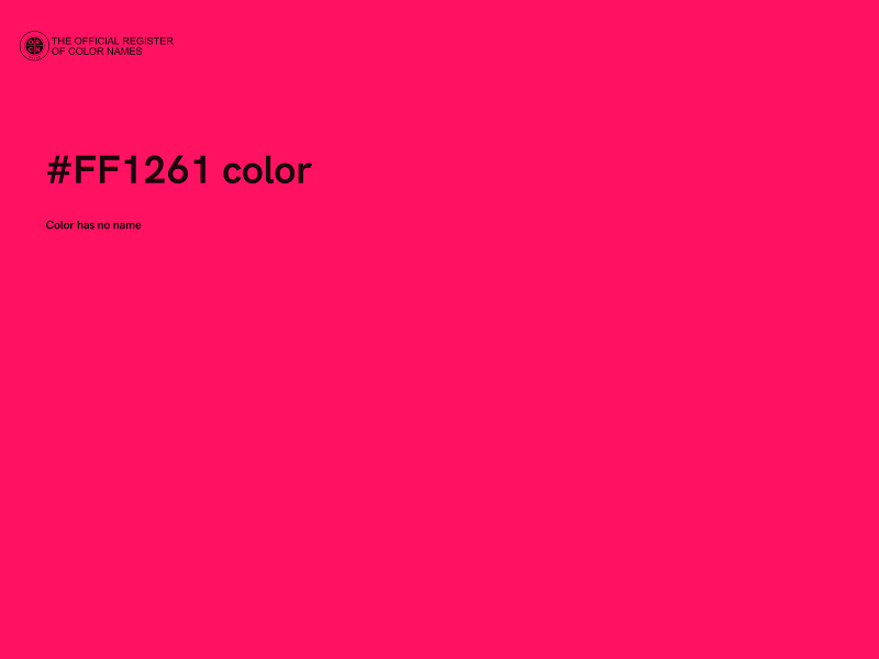 #FF1261 color image