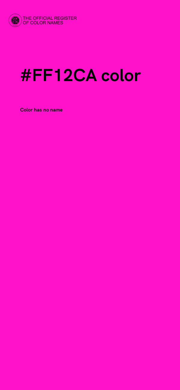 #FF12CA color image