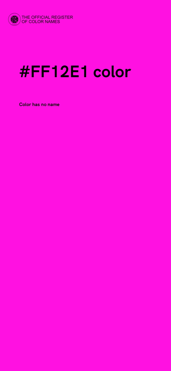#FF12E1 color image