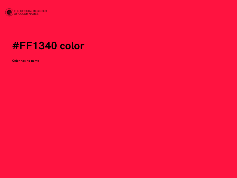 #FF1340 color image