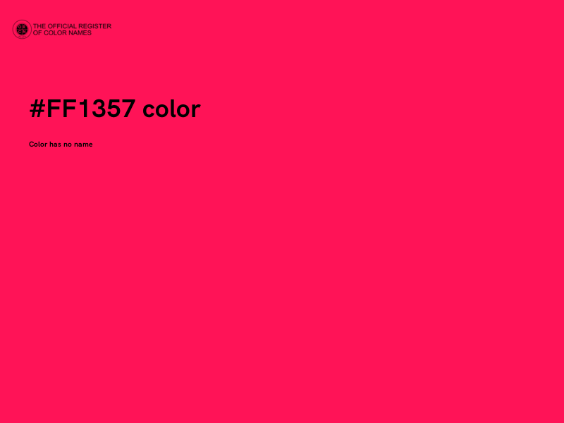 #FF1357 color image