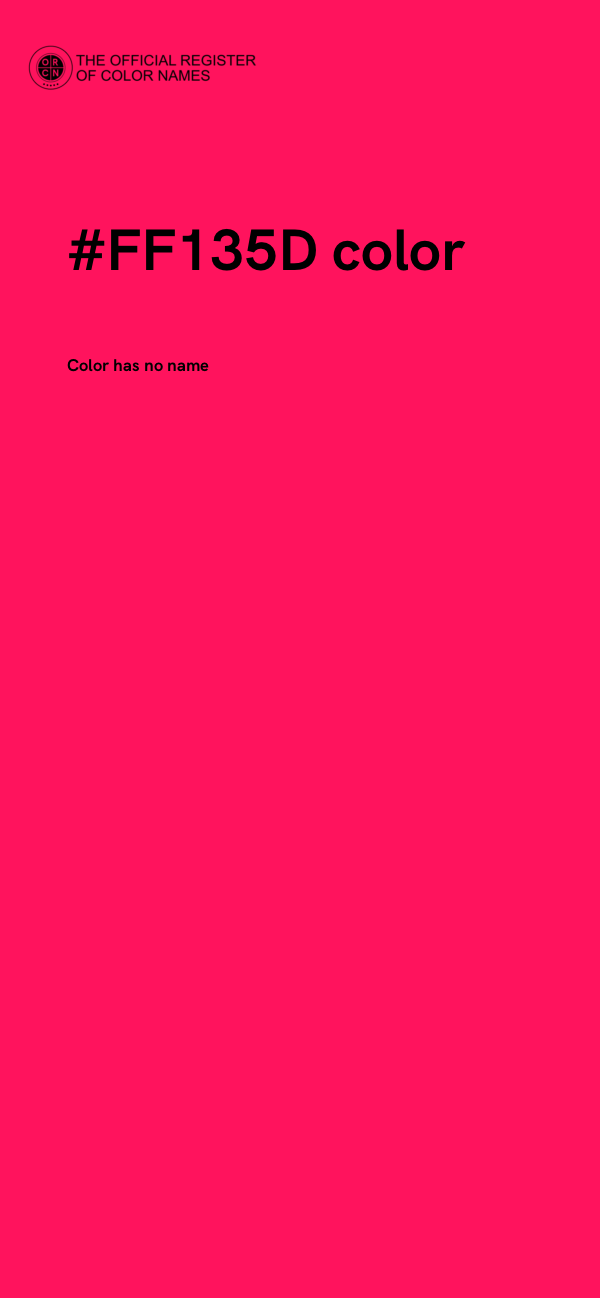 #FF135D color image