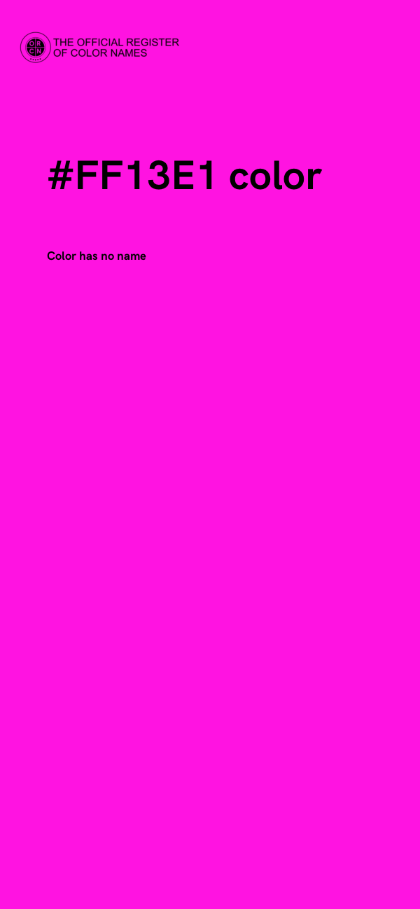 #FF13E1 color image