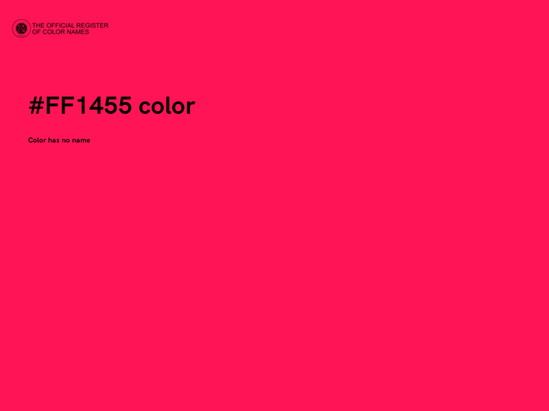 #FF1455 color image
