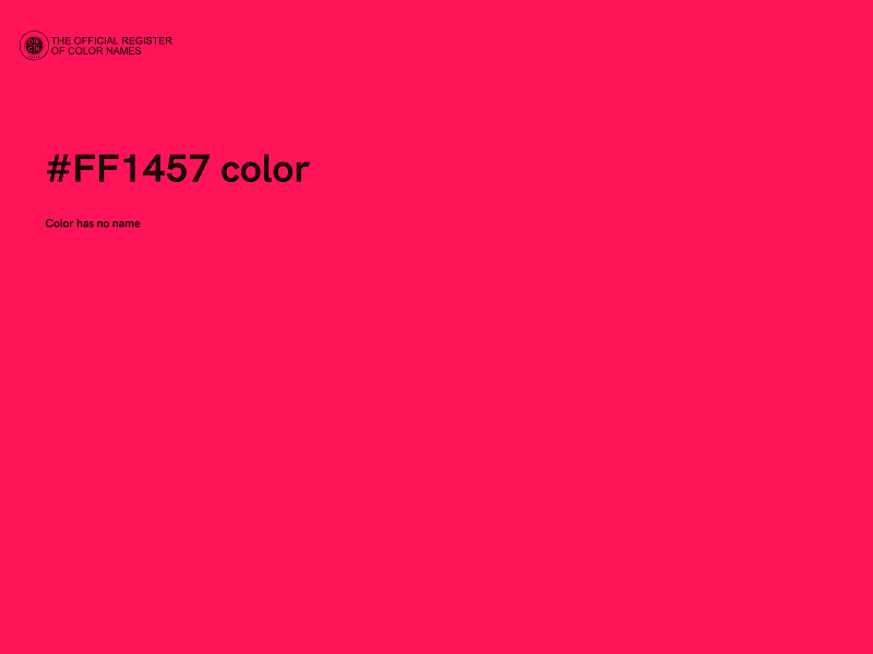 #FF1457 color image