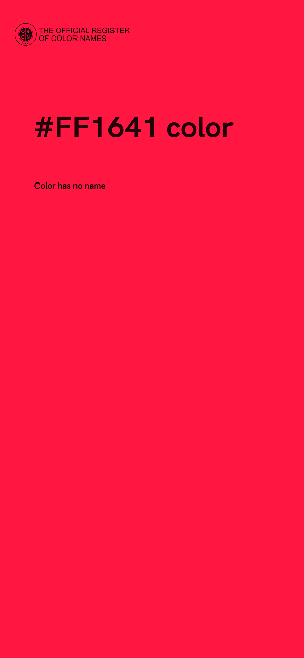 #FF1641 color image