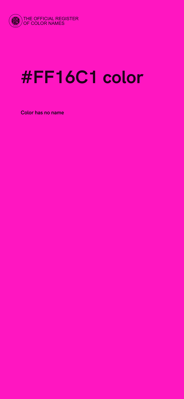 #FF16C1 color image