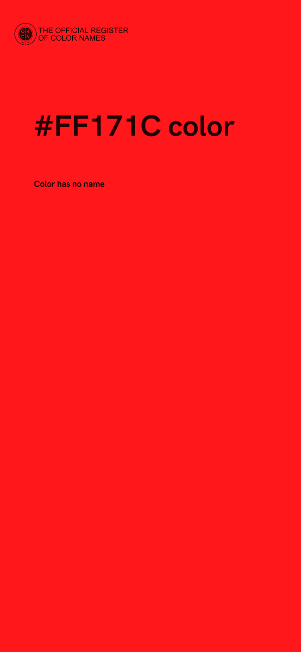 #FF171C color image