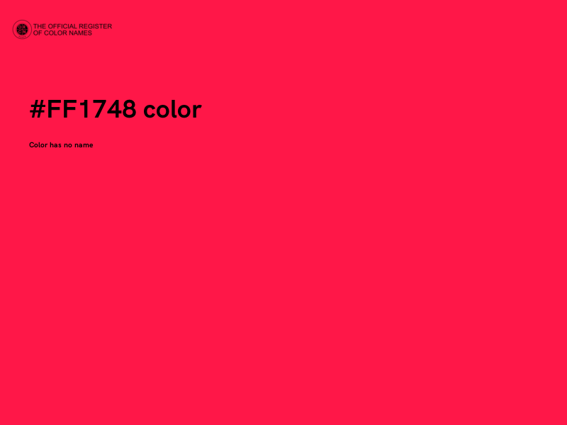 #FF1748 color image