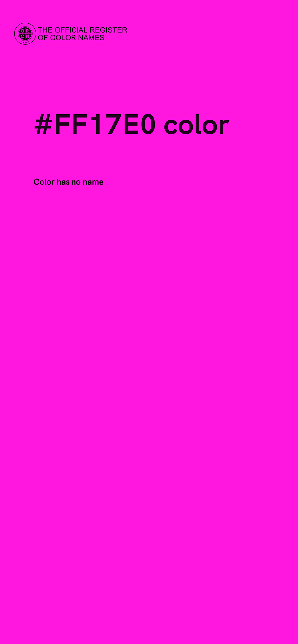#FF17E0 color image