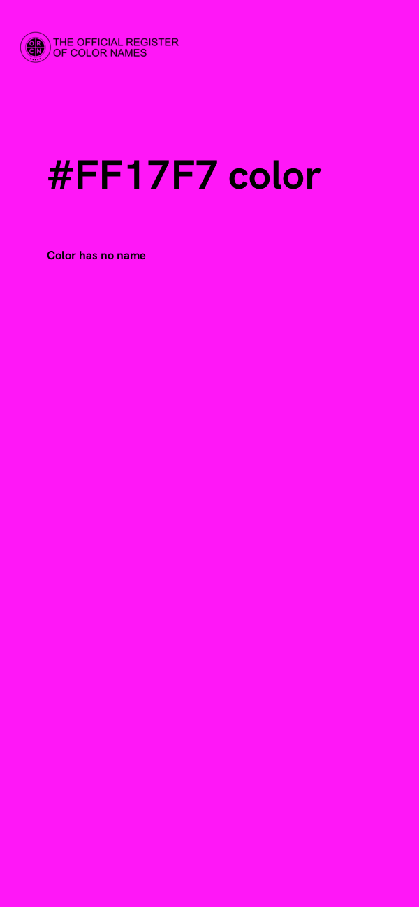 #FF17F7 color image