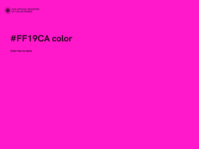 #FF19CA color image