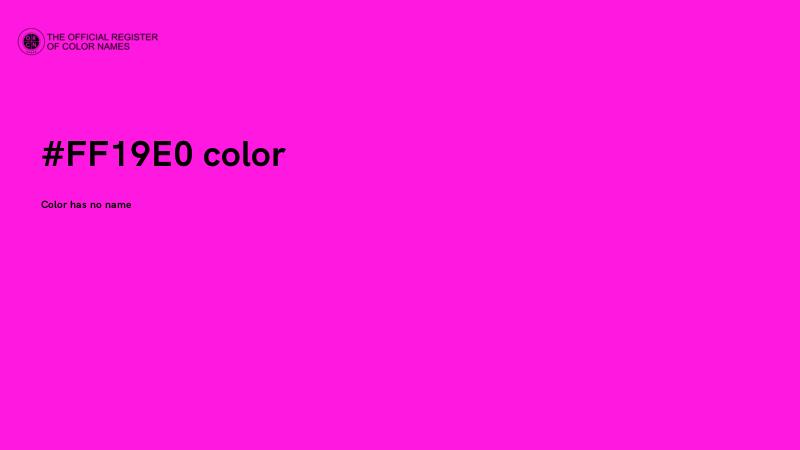 #FF19E0 color image