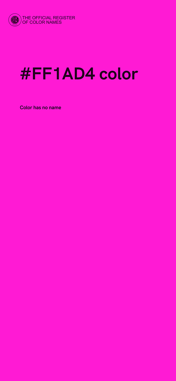 #FF1AD4 color image