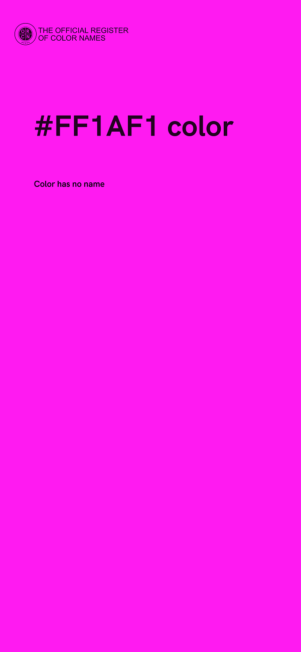 #FF1AF1 color image