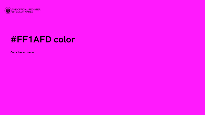 #FF1AFD color image