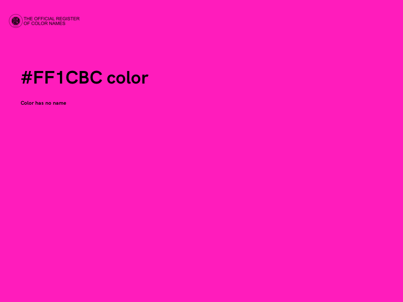 #FF1CBC color image