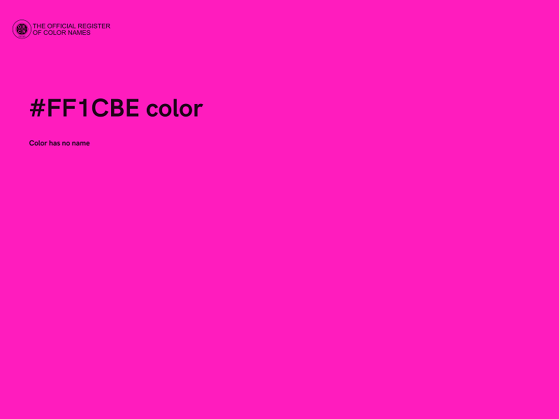 #FF1CBE color image