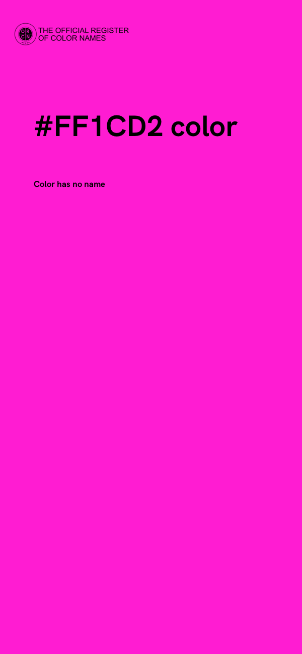 #FF1CD2 color image