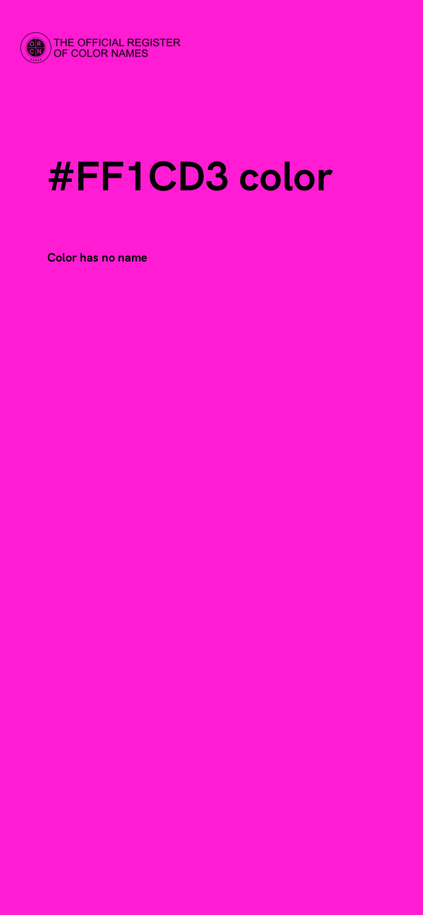 #FF1CD3 color image
