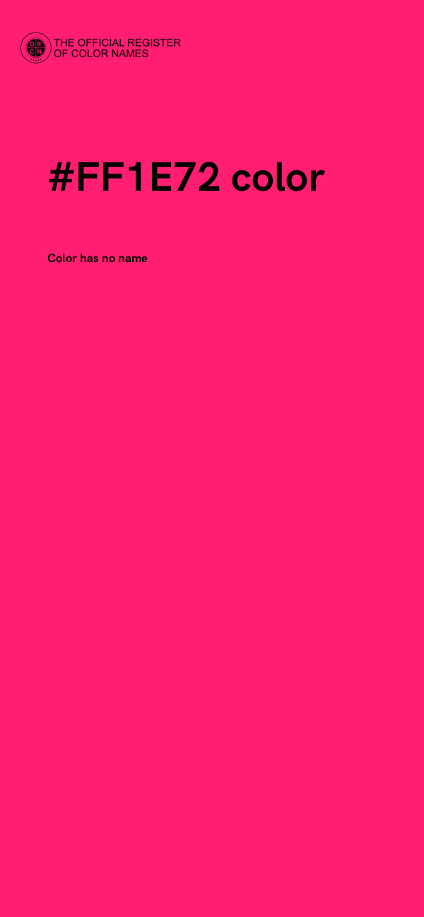 #FF1E72 color image